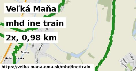 Veľká Maňa Doprava iná train