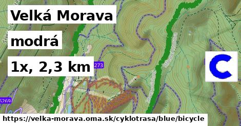 Velká Morava Cyklotrasy modrá bicycle