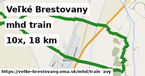 Veľké Brestovany Doprava train 