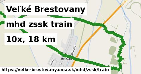 Veľké Brestovany Doprava zssk train