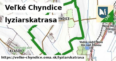Veľké Chyndice Lyžiarske trasy  