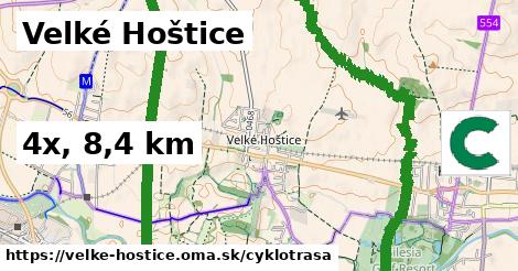 Velké Hoštice Cyklotrasy  