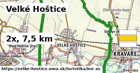 Velké Hoštice Turistické trasy iná 