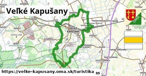 Veľké Kapušany Turistické trasy  