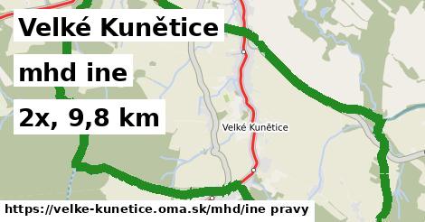 Velké Kunětice Doprava iná 