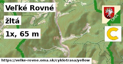 Veľké Rovné Cyklotrasy žltá 