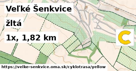 Veľké Šenkvice Cyklotrasy žltá 