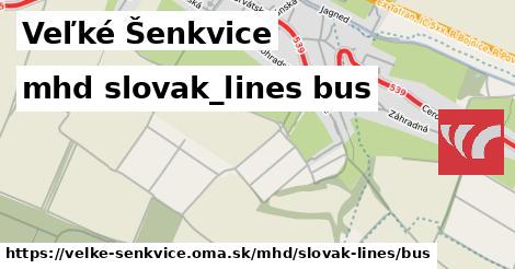 Veľké Šenkvice Doprava slovak-lines bus