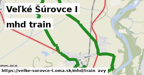 Veľké Šúrovce I Doprava train 