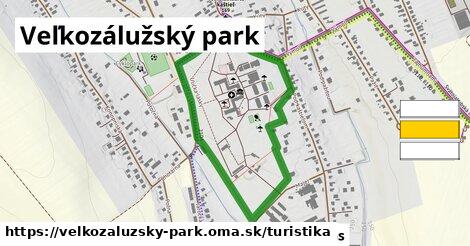 Veľkozálužský park Turistické trasy  