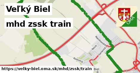 Veľký Biel Doprava zssk train