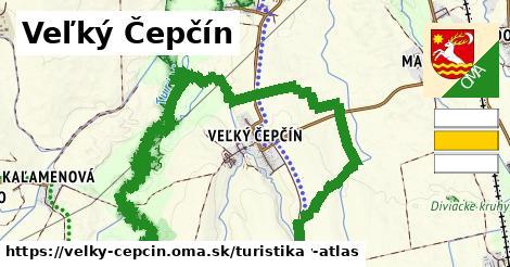 Veľký Čepčín Turistické trasy  