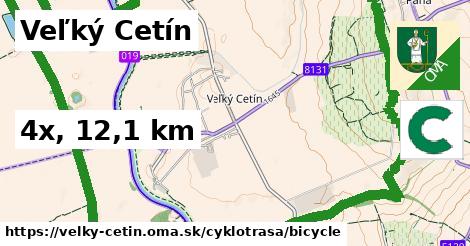 Veľký Cetín Cyklotrasy bicycle 