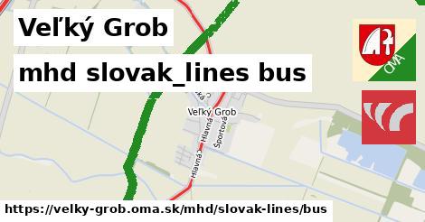 Veľký Grob Doprava slovak-lines bus