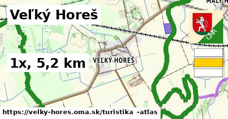 Veľký Horeš Turistické trasy  