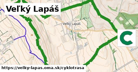 Veľký Lapáš Cyklotrasy  