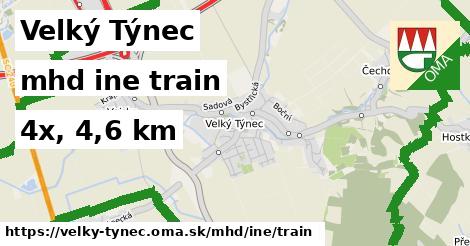 Velký Týnec Doprava iná train