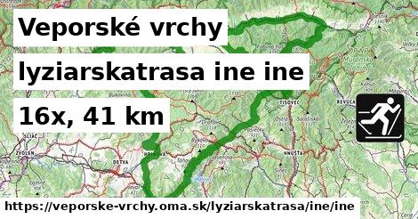 Veporské vrchy Lyžiarske trasy iná iná