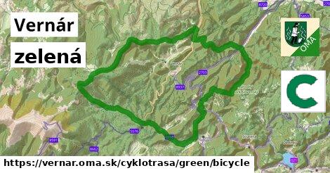 Vernár Cyklotrasy zelená bicycle