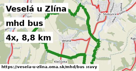 Veselá u Zlína Doprava bus 