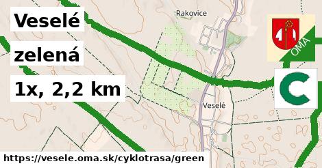 Veselé Cyklotrasy zelená 