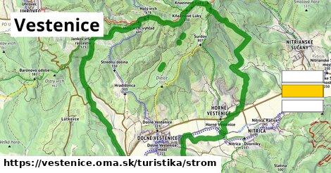 Vestenice Turistické trasy strom 