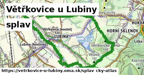 Větřkovice u Lubiny Splav  