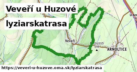 Veveří u Huzové Lyžiarske trasy  