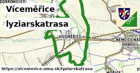 Víceměřice Lyžiarske trasy  