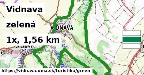 Vidnava Turistické trasy zelená 