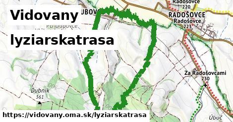 Vidovany Lyžiarske trasy  