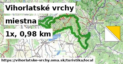 Vihorlatské vrchy Turistické trasy miestna 