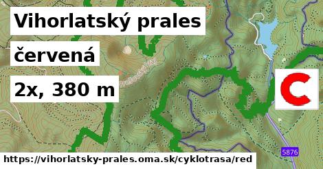 Vihorlatský prales Cyklotrasy červená 