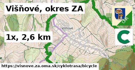 Višňové, okres ZA Cyklotrasy bicycle 