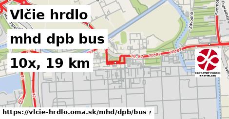 Vlčie hrdlo Doprava dpb bus