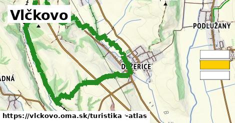 Vlčkovo Turistické trasy  