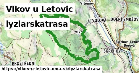 Vlkov u Letovic Lyžiarske trasy  