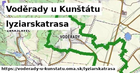 Voděrady u Kunštátu Lyžiarske trasy  