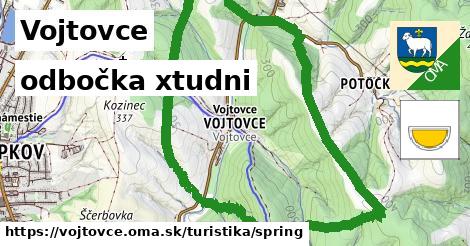 Vojtovce Turistické trasy odbočka xtudni 