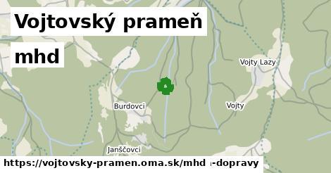 Vojtovský prameň Doprava  