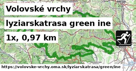 Volovské vrchy Lyžiarske trasy zelená iná