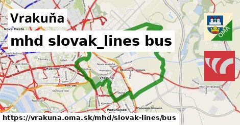 Vrakuňa Doprava slovak-lines bus