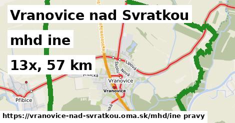Vranovice nad Svratkou Doprava iná 