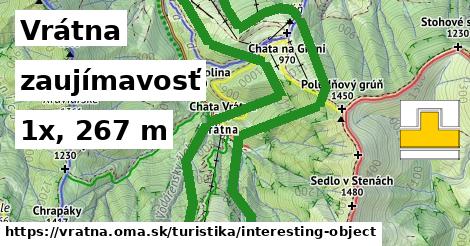 Vrátna Turistické trasy zaujímavosť 