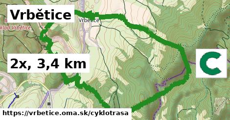 Vrbětice Cyklotrasy  