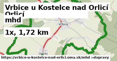 Vrbice u Kostelce nad Orlicí Doprava  