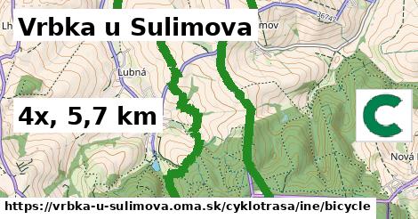 Vrbka u Sulimova Cyklotrasy iná bicycle