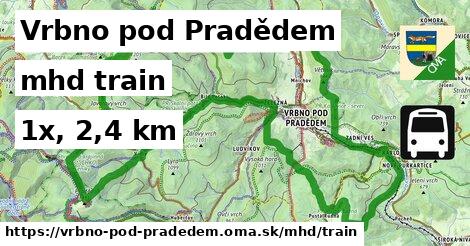 Vrbno pod Pradědem Doprava train 