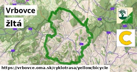 Vrbovce Cyklotrasy žltá bicycle