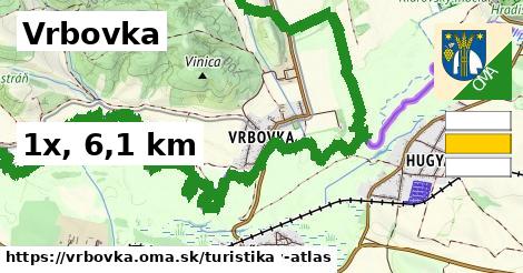 Vrbovka Turistické trasy  